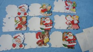   Childrens Christmas Cards A Meri Card Santa Cat Dog Kids