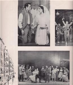   & Playbill WEST SIDE STORY Broadway Theatre Musical Carol Lawrence
