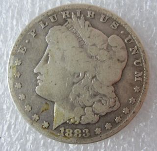 1883 CC U s Morgan Silver Dollar Coin Silver Carson City