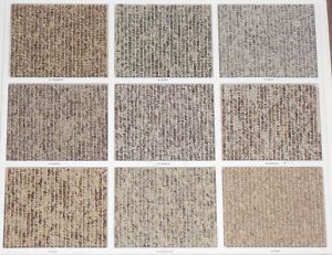 Area Rug Multi Color Textured Berber Carpet w Binding