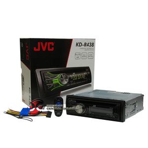 JVC KD R438 Car Stereo CD Receiver  WMA Front and Rear Aux