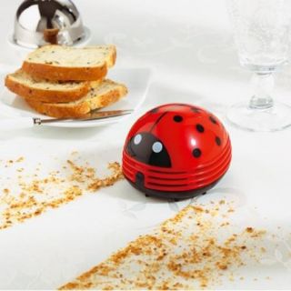 Mini Ladybug Handheld Vacuum Cleaner Desktop Car New Ad 01 Red