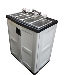 Portable Sink Mobile Concession Compartment Hot Water