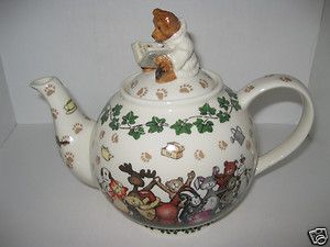 Cardew Boyds Bear Teapot 2004 25th Anniversary HTF