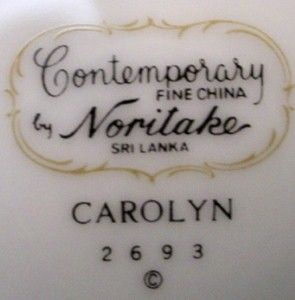 Noritake China Carolyn 2693 pttrn Cup Saucer Set