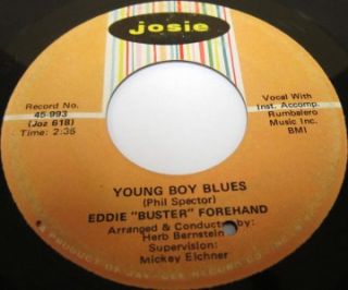 1968 45 Rpm Eddie BUSTER Forehand YOU WERE MEANT FOR ME / YOUNG BOY 