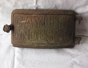 Nice Old Wood Stove Clean Out Door Cayuta Andes 416 Steampunk