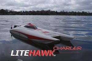 Litehawk Charger Catamaran Electric RC Boat 2 4GHz