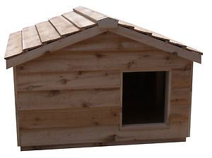   Insulated Cedar Outdoor Cat House Small Dog House Feral Shelter
