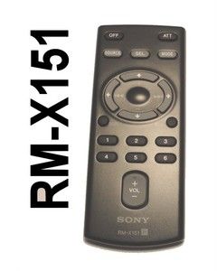 Sony CD  DVD Car Radio Stereo Remote Control CDX R30M CDX R3300 CDX 