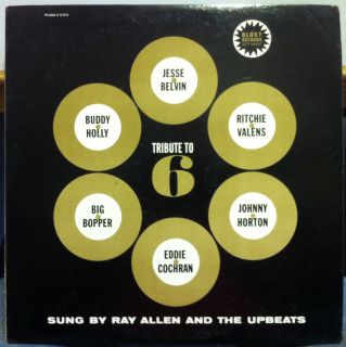 RAY ALLEN & THE UPBEATS tribute to 6 six LP VG+ BLP 6804 Vinyl 1962 