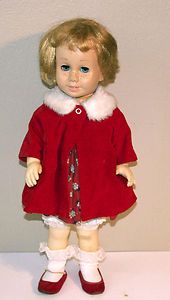Chatty Cathy Doll with Original Coat and Shoes 