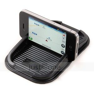   Skid Charge Stand Dock Mat Holder F iPhone 4 4S Cell Phone Blk