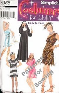 Costumes Pattern Greek Toga Nun Cave Woman Nurse Dress