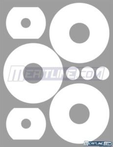 150 Glossy Neato Compatible Inkjet White CD DVD Labels