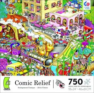 Ceaco Comic Relief Jigsaw Puzzle Heaven on Earth Robert Crisp