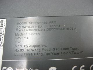 Acer ESV 189i Pro DVD ROM CD RW Drive Firewire External
