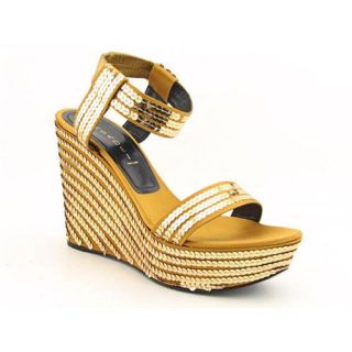 Casadei 2016C Womens Size 11 Gold Platforms Wedges Platforms Sandals 