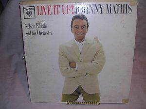 Johnny Mathis Live It Up with Nelson Riddle and His Orchestra CL 1711 