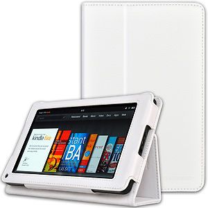 CaseCrown Bold Standby Case Cover for  Kindle Fire White