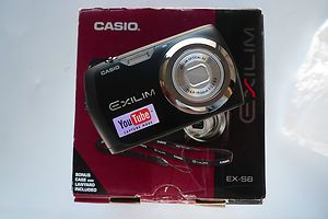 Casio Exilim EX S8 12 1 MP Digital Camera Black