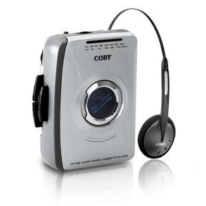 Portable Cassette Player, AM/FM Radio + Headphones NEW