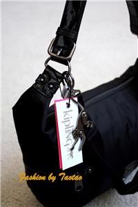 New with Tag Kipling Cathryn Medium Shoulder Bag Handbag Black