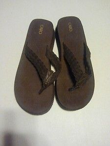 CATO brand Flip Flop WEDGE Sandals size 9 10