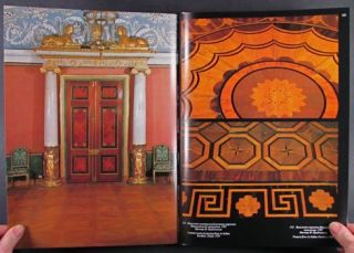 18th Century Russian Wood Marquetry Furniture Interiors Walls Floors 