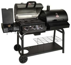 New Char Griller 5050 Duo Gas and Charcoal Grill BBQ 60WX25DX50H $499 