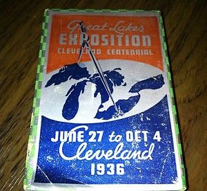    Great Lakes Exposition Cleveland Centennial 1936 Playing Cards Deck
