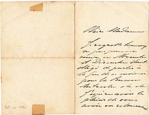 Dutch Violinist Johannes Wolff Letter 1891 autograph Friend Edvard 
