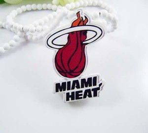 1pcs Good Quality Miami Heat Ball Beaded Chain Wooden Beads Rosary 