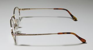 New Cerruti 1881 c1893 B 52 20 135 Gold Multicolor Vision Eyeglass 