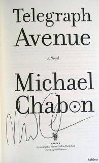Telegraph Avenue   SIGNED Michael Chabon   1st/1st   New   Ships Free 