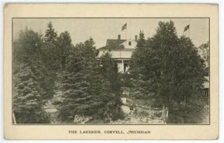 Coryell, Michigan. The Lakeside Hotel, Les Cheneaux Islands, ca. 1910.