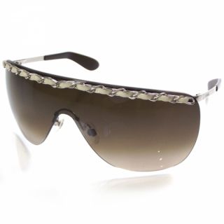guides chanel chain sunglasses w case 4160q white gray cc