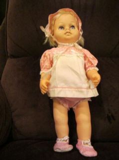 Mattel Chatty Cathy Baby 1964 Adorable DOLL1960s Blonde
