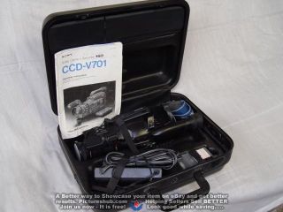 sony ccd v701 stereo hi 8 video camera recorder