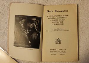 Charles Dickens Great Expectations 1st Edition 1948 book film Samuel 