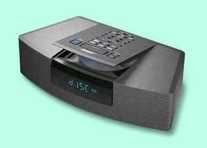 Bose Wave Radio AM FM CD Player Alarm Clock also for iPhone iPod 