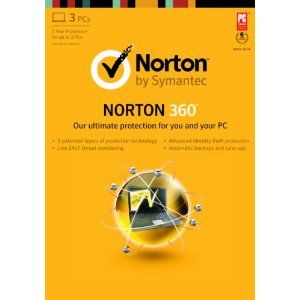   Norton 360 V 7 2013 Boxed CD Retail 3 PC 1 Year Latest Version