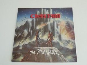 Chastain The 7th of Never Leather 12 Vinyl LP Record 1987 Heavy Metal 