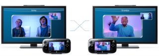   on your tv wii u chat enables video chat with friends and family who