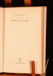 details a smart first edition of henry cecil s most famous work sober 