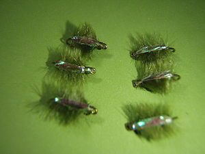 Ray Charles Scud Sow Bug Fly Olive Sz 16