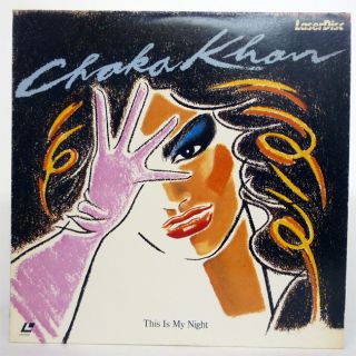 japan laserdisc chaka khan this is my night recorded live at the 