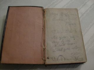 Antique Pocket Bible Owned by R Lee McHenry Benton PA 1868