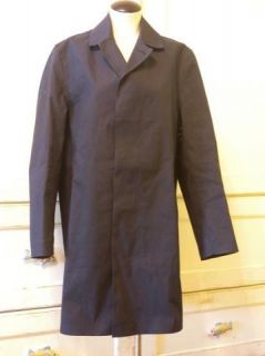 JCrew $800 Mens Mackintosh Coat Scotland Jacket XL Navy