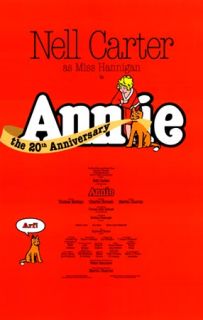 Broadway 20th Anniversary Tour Poster Annie Nell Carter